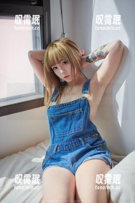 DJAWAPhoto–红丝绒女仆，Maruemon(마루에몽)在这里的表现简直是惊艳，每张都让我想多看一遍。