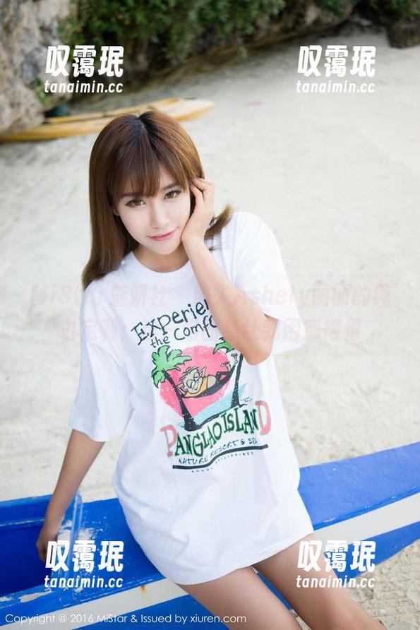 MiStar魅妍社-Ashely丽丽 MiStar魅妍社 - 陷入Ashely丽丽的纯白定制:这一组图集让我困惑得很